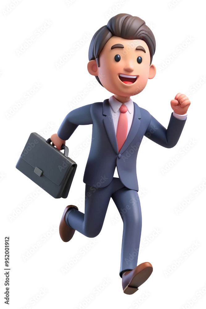 3D rendering Businessman Character, isolated PNG Clipart 3D rendering Businessman Character, isolated PNG Clipart