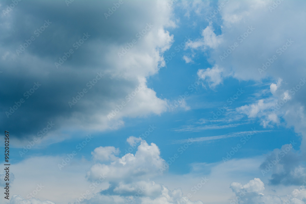 Sky and clouds in the rainy season, natural changes in weather, beauty of the sky Sky and clouds in the rainy season, natural changes in weather, beauty of the sky