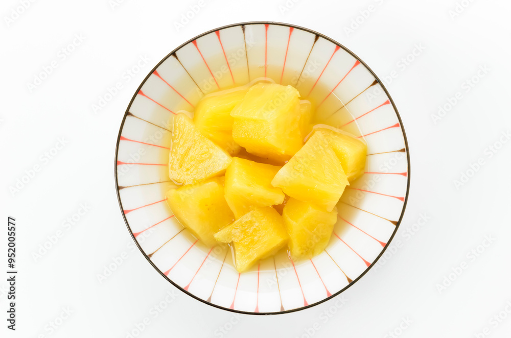パイナップルの砂糖煮