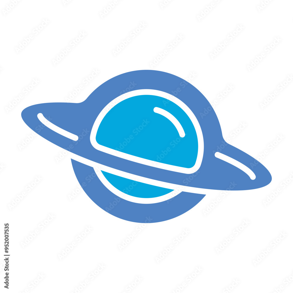 Fototapeta premium Black hole Icon