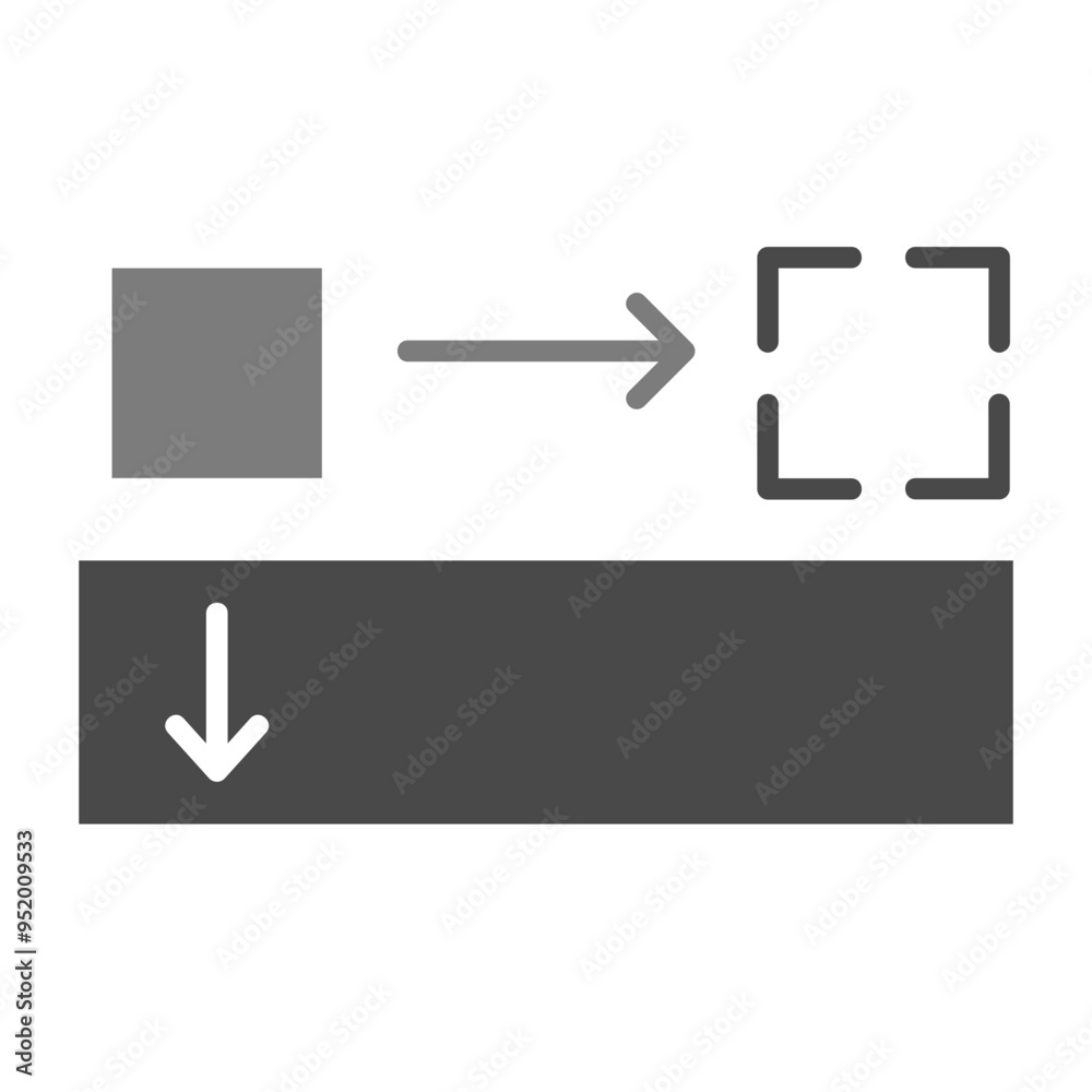 Fototapeta premium Force Icon
