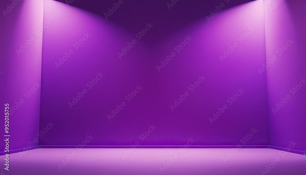 Empty Studio 3d exhibition background - pastel lavender purple and blue colored stage with soft natural spotlights, crystal caustics light refraction effect, natural shadows325 Empty Studio 3d exhibition background - pastel lavender purple and blue colored stage with soft natural spotlights, crystal caustics light refraction effect, natural shadows325