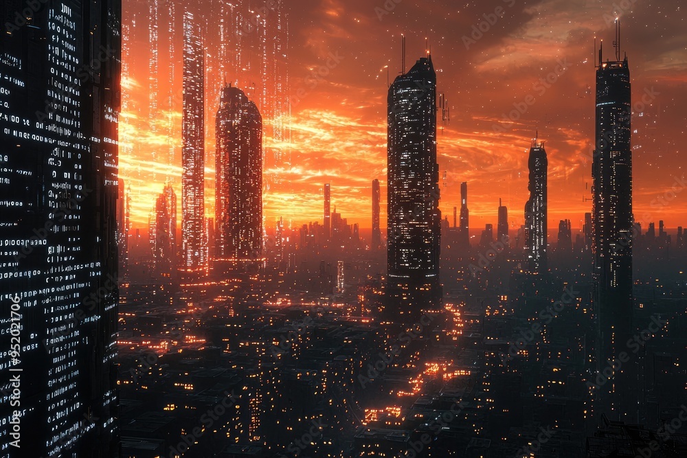 Alien civilization with cities and tech integrated with flowing streams ...