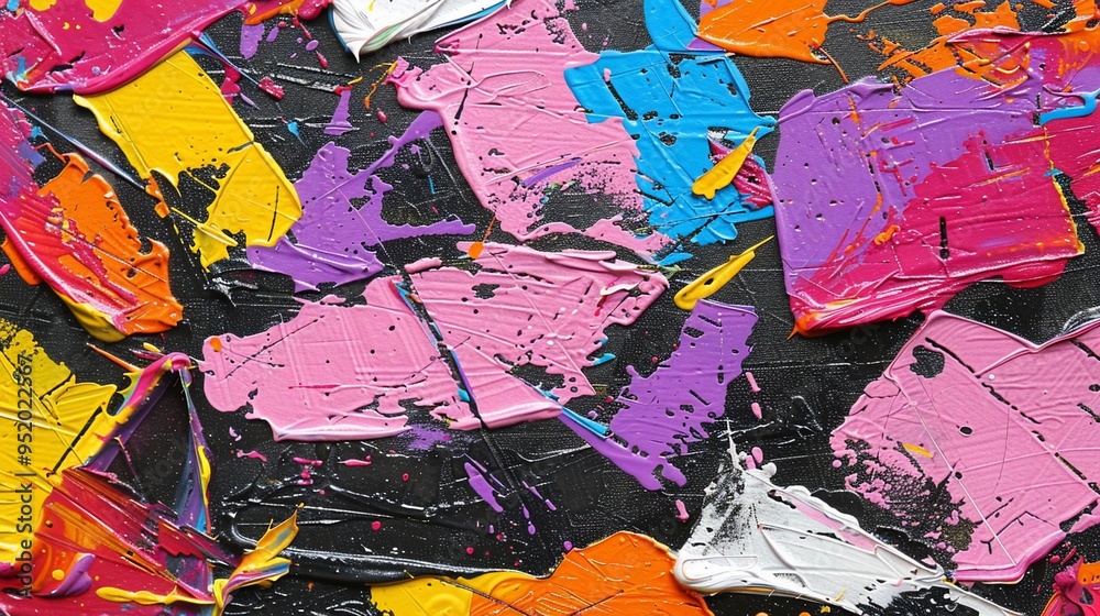 Fototapeta premium Abstract Colorful Paint.