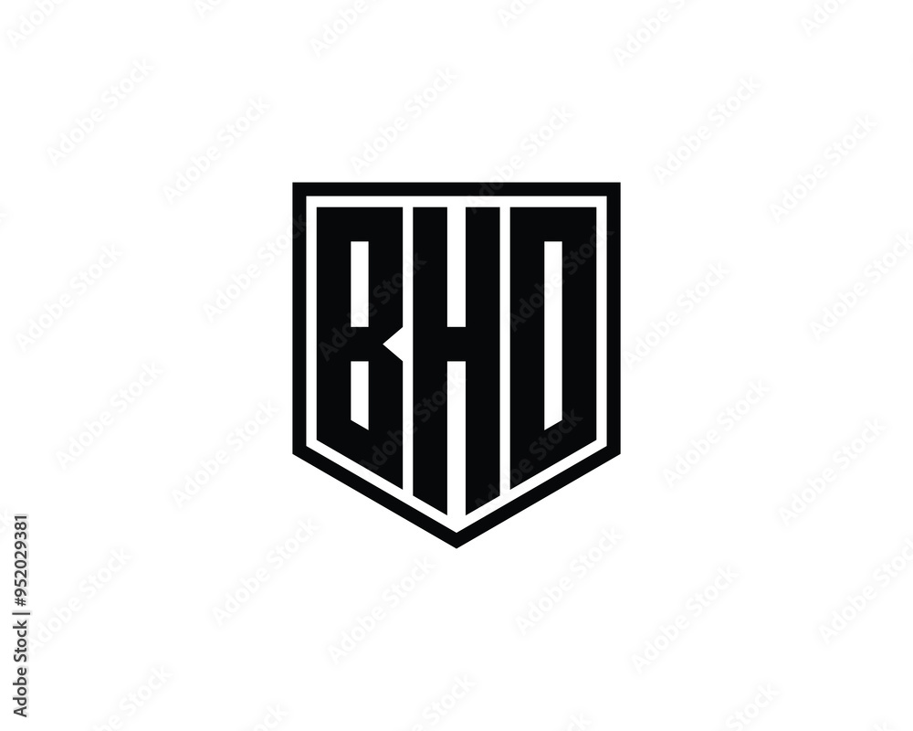 BHO logo design vector template. BHO BHO logo design vector template. BHO