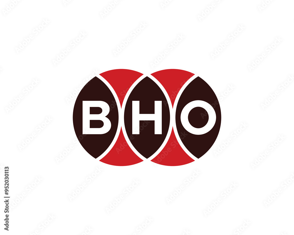 BHO logo design vector template. BHO BHO logo design vector template. BHO