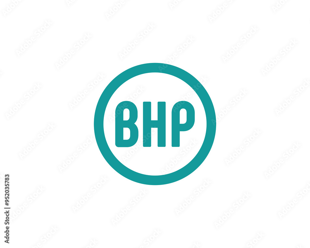 BHP logo design vector template. BHP BHP logo design vector template. BHP
