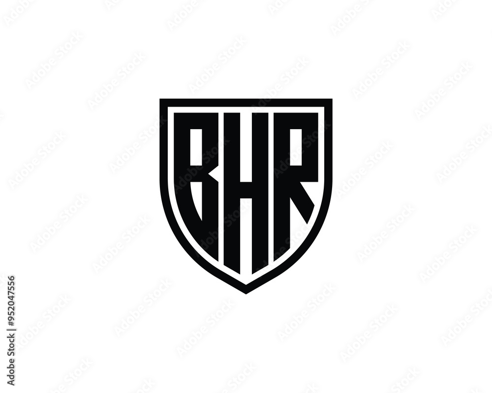 BHR Logo design vector template. BHR BHR Logo design vector template. BHR