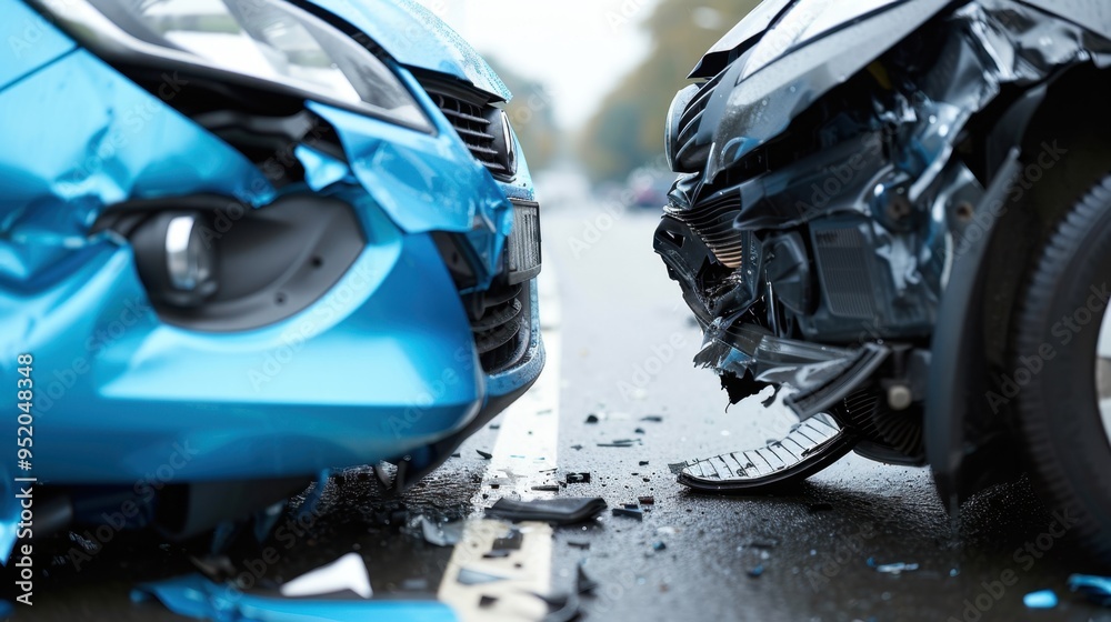 Head-On Collision: A head-on collision at full speed on a narrow road caused both vehicles to smash their fronts and deploy airbags upon impact.
Head-On Collision: A head-on collision at full speed on a narrow road caused both vehicles to smash their fronts and deploy airbags upon impact.