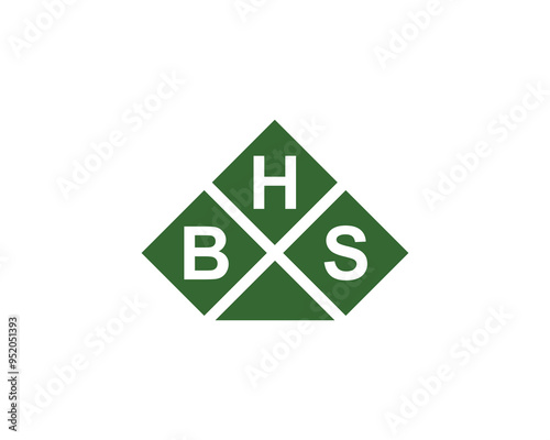 BHS logo design vector template. BHS photo