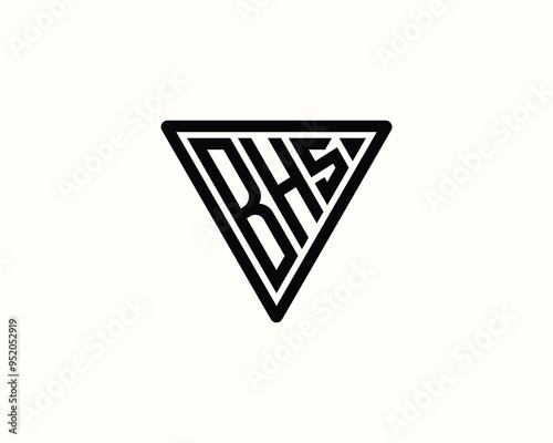 BHS logo design vector template. BHS photo