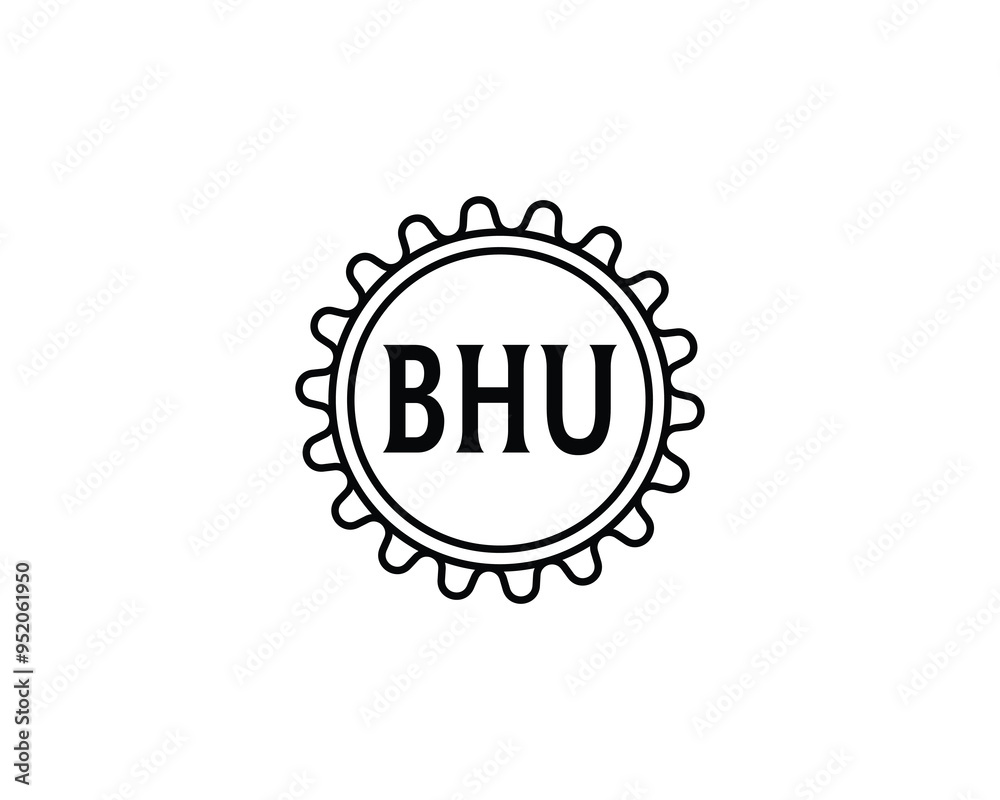 BHU Logo design vector template. BHU BHU Logo design vector template. BHU