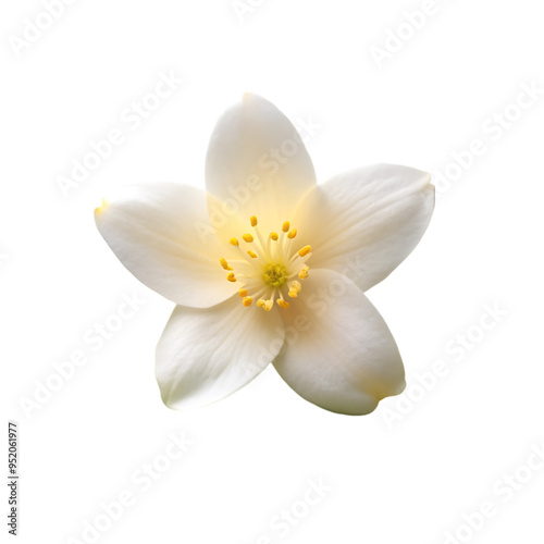 Jasmine flower isolated on transparent background