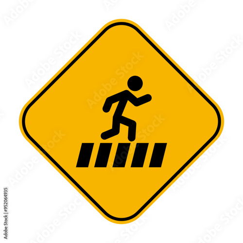 crosswalk icon sign, zebra cross icon, pedestrian crossing icon sign