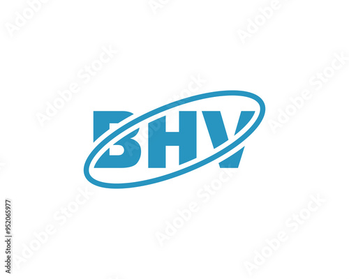 BHV logo design vector template. BHV photo