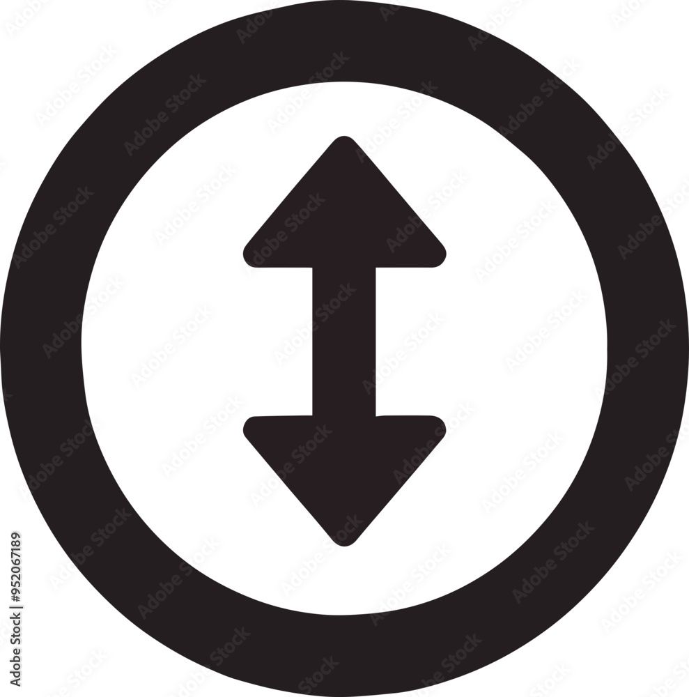 업로드와 향상을 상징하는 화살표 아이콘, 데이터 전송 개념