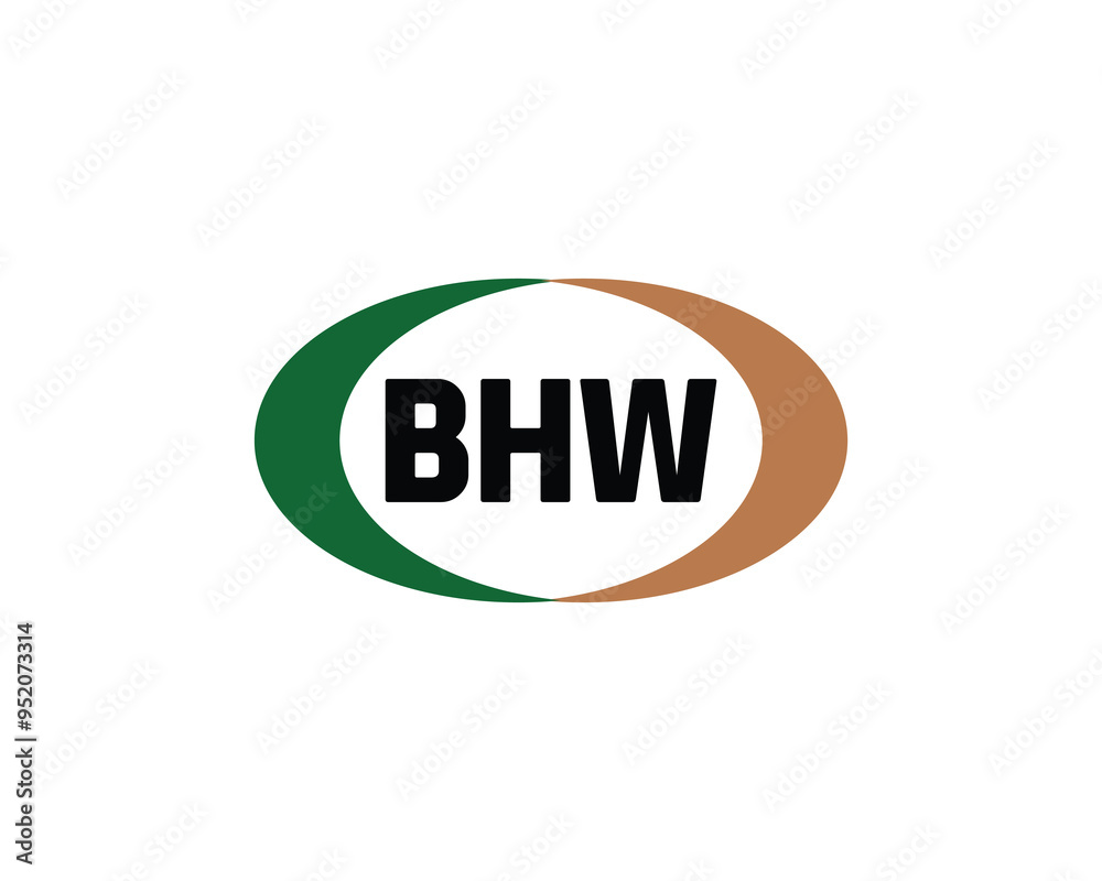 BHW logo design vector template. BHW BHW logo design vector template. BHW