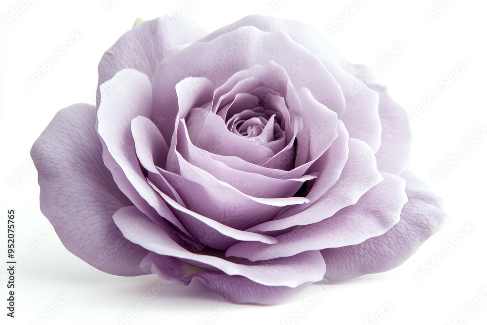 A close-up of a lavender rose showcasing its delicate petals and intricate structure. A close-up of a lavender rose showcasing its delicate petals and intricate structure.
