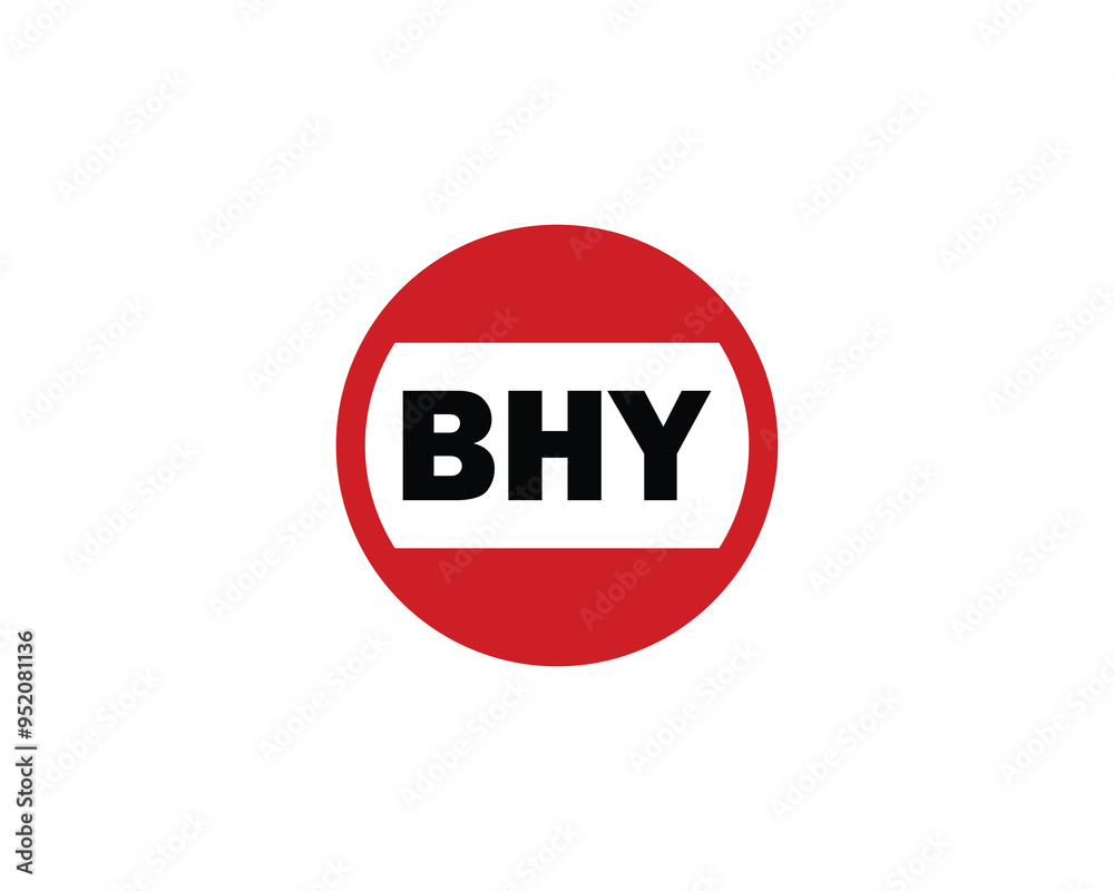 BHY logo design vector template. BHY BHY logo design vector template. BHY