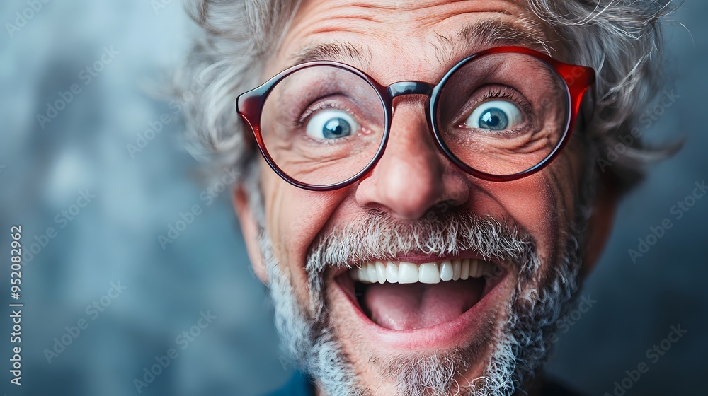 99. A middle-aged person demonstrating enthusiasm with an animated smile and bright eyes 99. A middle-aged person demonstrating enthusiasm with an animated smile and bright eyes