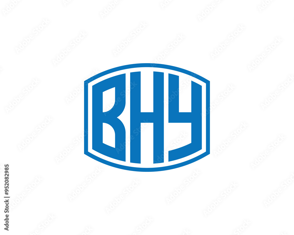 BHY logo design vector template. BHY BHY logo design vector template. BHY