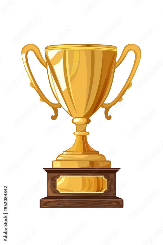 Gold cup champion winner award of a first place prize for the triumph of an exceptional successful achievement win, png file cut out and isolated on a transparent background, stock illustration image Gold cup champion winner award of a first place prize for the triumph of an exceptional successful achievement win, png file cut out and isolated on a transparent background, stock illustration image
