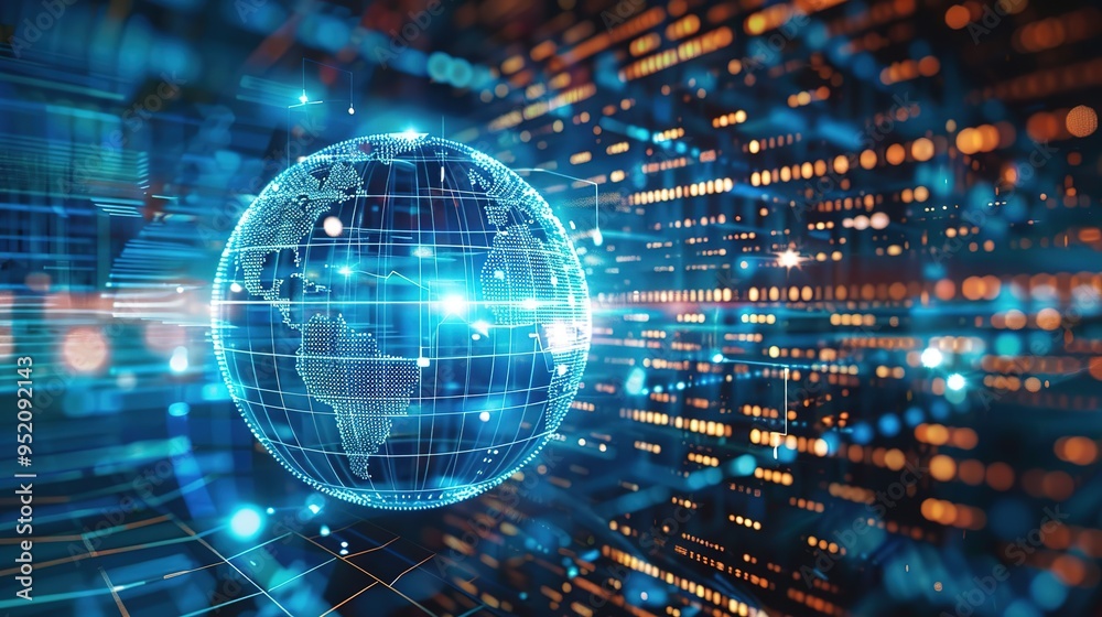 Stunning Internet Concept Picture of Global Business: A Dynamic Vision of Worldwide Connectivity. Showcasing the Power and Reach of Digital Commerce. Stunning Internet Concept Picture of Global Business: A Dynamic Vision of Worldwide Connectivity. Showcasing the Power and Reach of Digital Commerce.
