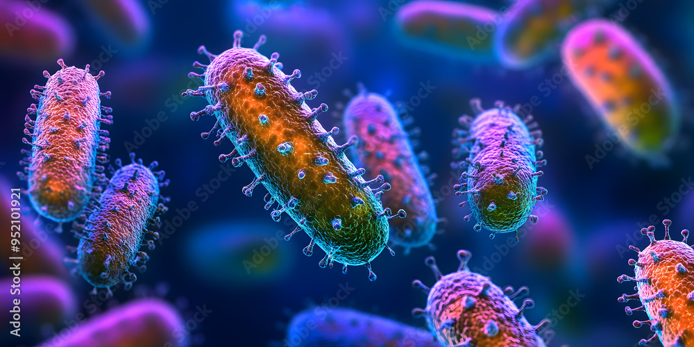 background with bacteria background with bacteria