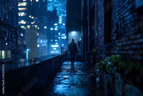 Rainy Night in the City