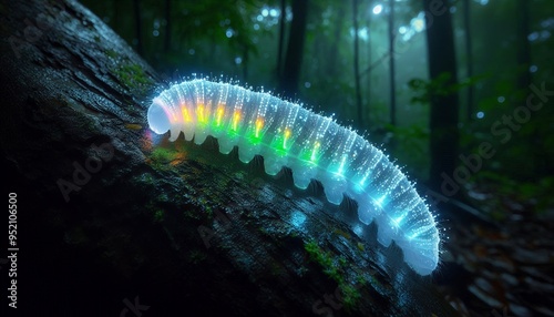 Bioluminescent Beauties Glowing Light in Cave 4K HDR Ultra HD Wallpaper