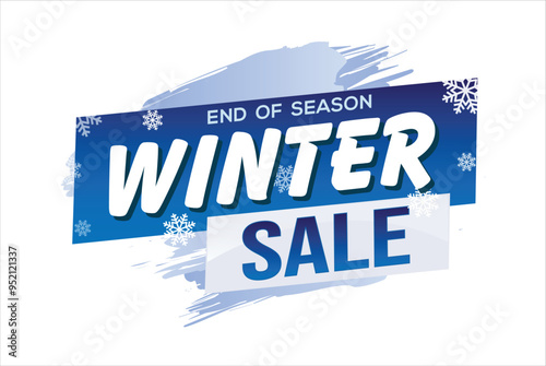 winter sale word text concept icon logo sign symbol vector note mega shopping style for use landing page, template, social media, web, mobile app, poster, banner, flyer, background, gift card, coupon
