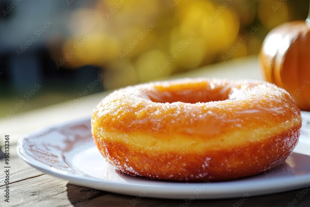 delicious and sweet donut from pumpkin delicious and sweet donut from pumpkin
