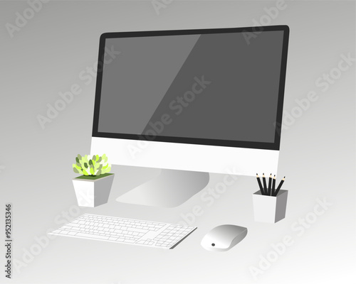 lcd monitor and computer