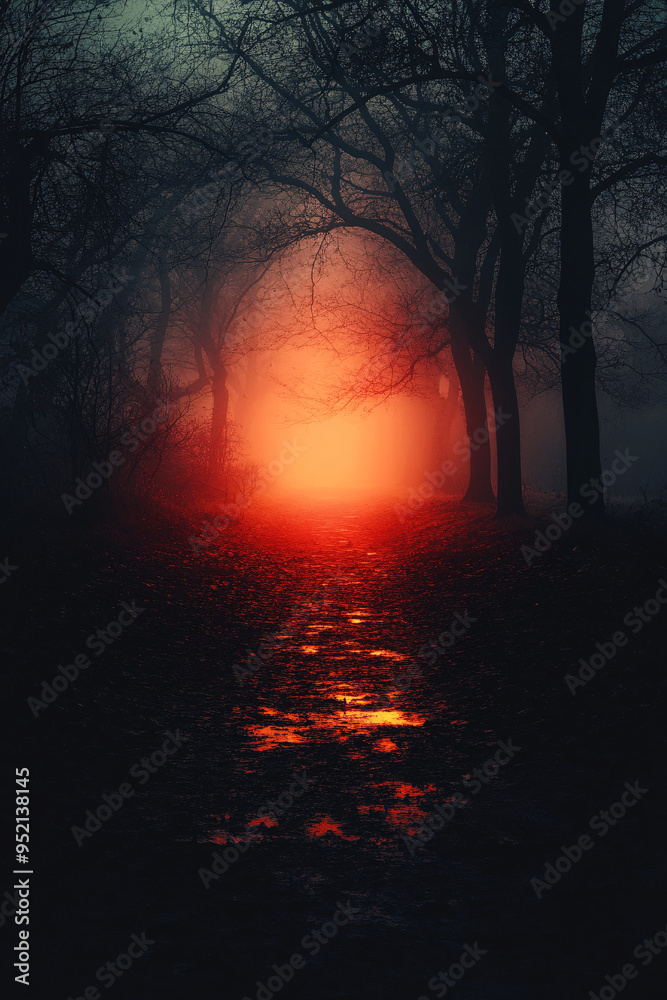A spooky halloween background with copy space, perfect for halloween party invitations or event promotions. A spooky halloween background with copy space, perfect for halloween party invitations or event promotions.