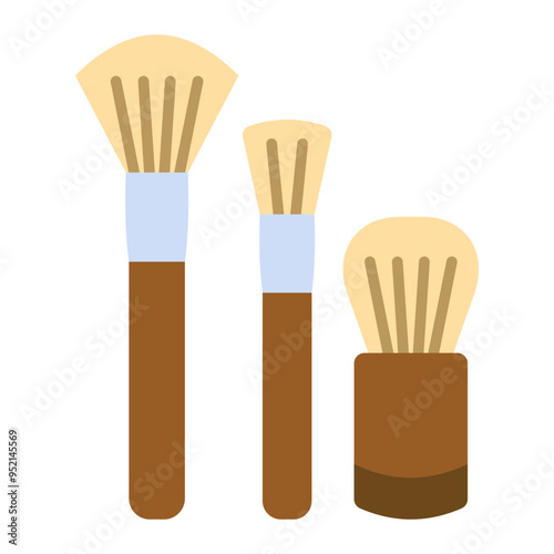 Makeup brushes Icon
