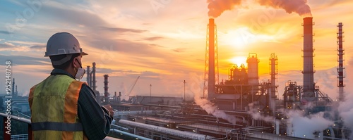 Engineer Adjusts CO2 Conver...