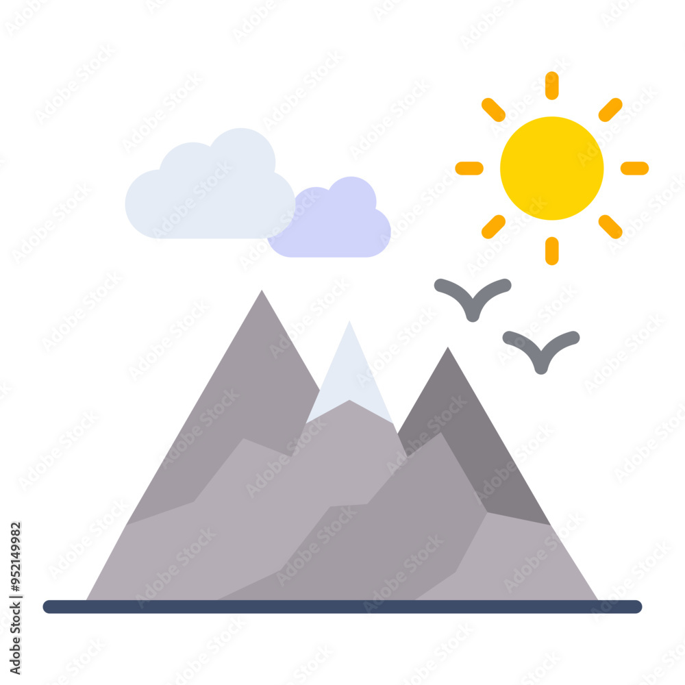 Mountain Icon Mountain Icon