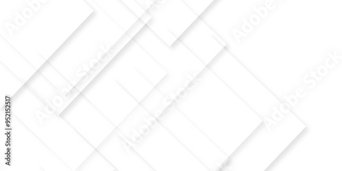 Abstract white line with square shape shadow background. vector illustration, White Business Style Vector Abstract Elegant white and grey Background. Abstract white Pattern.	