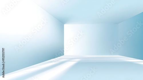 Wallpaper Mural Minimalist Pale Blue and White Gradient Slide Background for Presentations Websites or Digital Designs  A clean simple and versatile template with a soft color palette and open space for content Torontodigital.ca