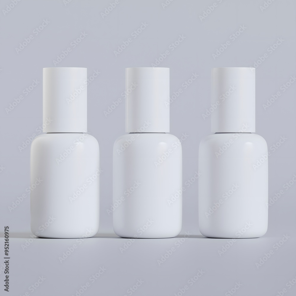 Moisturizing Packaging Makeup, realistic 3D rendering bottle pack Moisturizing Packaging Makeup, realistic 3D rendering bottle pack