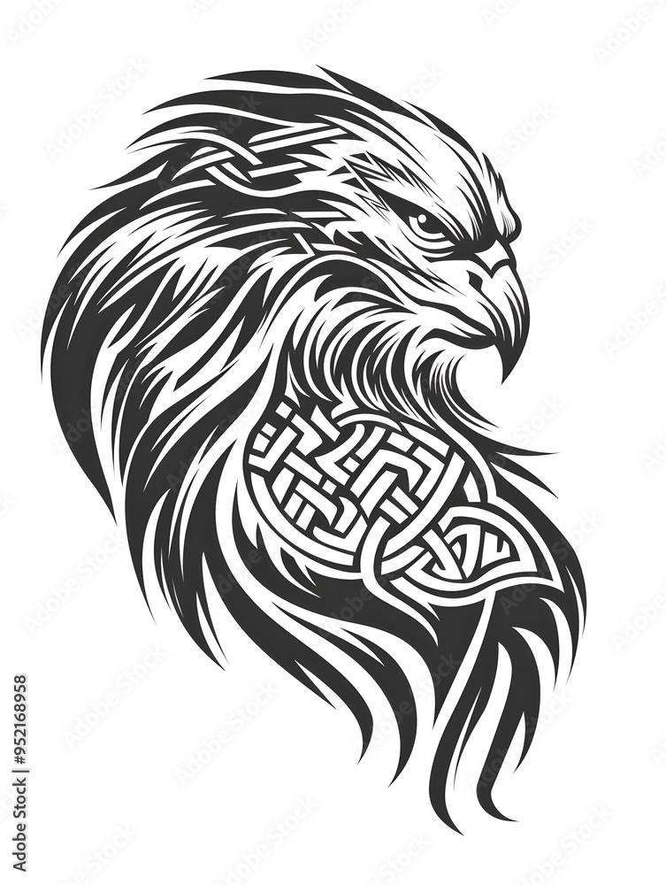 Griffin head very simple traditional tattoo flash styles illustration Griffin head very simple traditional tattoo flash styles illustration