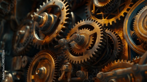 Image of mechanical gears.