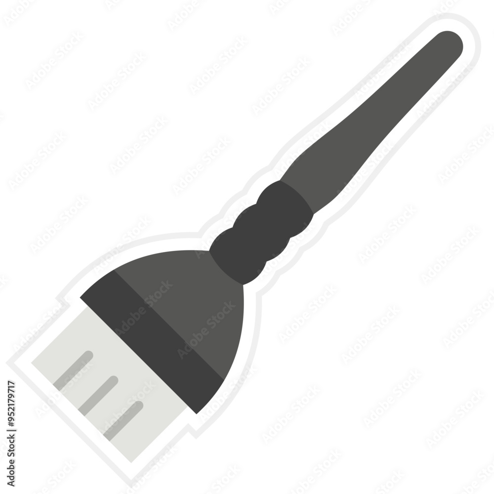 Fototapeta premium Hair dye brush Icon