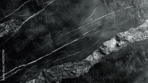 Gray marble with delicate white veins