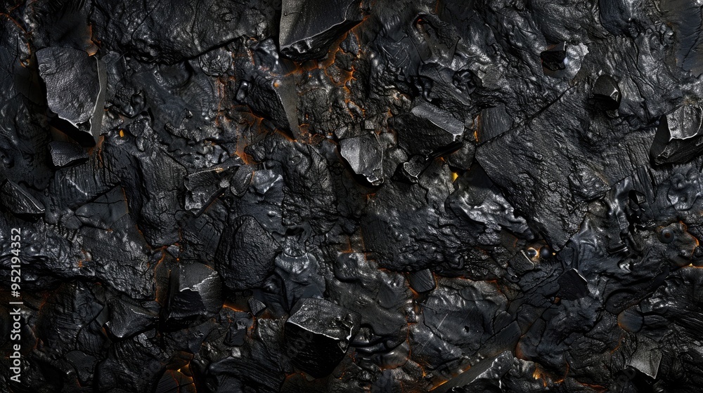 black texture overlay with a natural burnt look, generative ai black texture overlay with a natural burnt look, generative ai