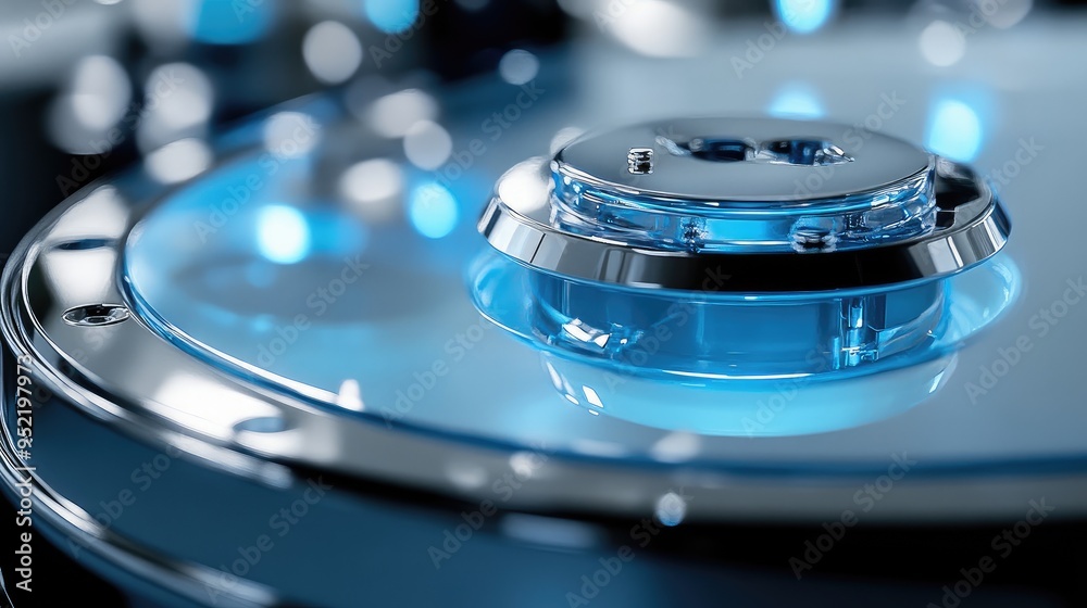 A close-up of a cleaning robotas water tank, focusing on the fill line and cap mechanism. A close-up of a cleaning robotas water tank, focusing on the fill line and cap mechanism.