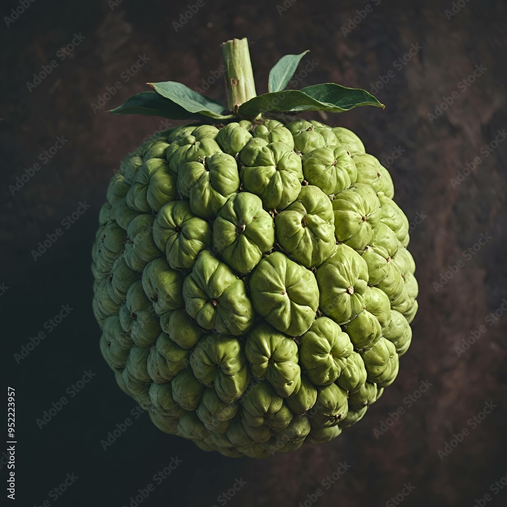 Fototapeta premium green apples on a branch