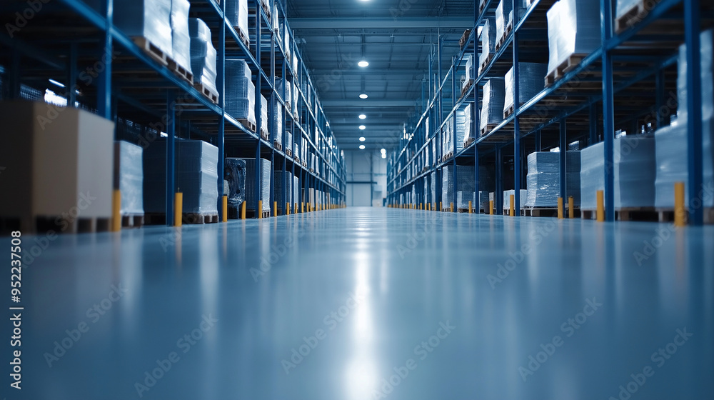 A modern warehouse with advanced climate control systems, maintaining ideal conditions for sensitive products like pharmaceuticals or electronics. A modern warehouse with advanced climate control systems, maintaining ideal conditions for sensitive products like pharmaceuticals or electronics.