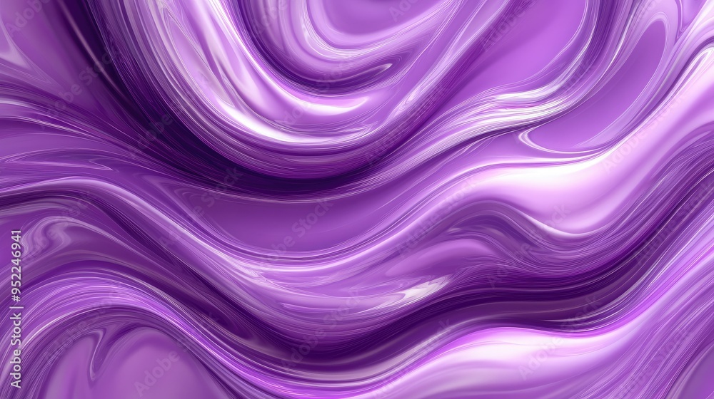 Flowing purple waves creating a luxurious and dynamic abstract background Flowing purple waves creating a luxurious and dynamic abstract background