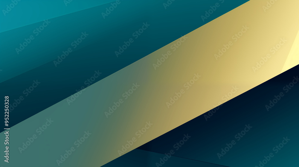 Minimalist Teal And Gold Stripes On Bold Angular Background Minimalist Teal And Gold Stripes On Bold Angular Background